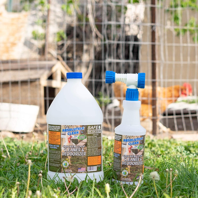 Absolutely Clean Chicken Coop Cleaner and Deodorizer, Veterinarian Approved, Powerful, Natural Enzyme Cleaner Safely Eliminate Tough Messes and Odors, Made in Colorado - Image 3